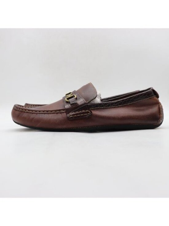 Cole Haan Somerset Bit Brown Leather Men\'s Sz 11.5 Moc Toe Loafers Shoes C11396 main image 8